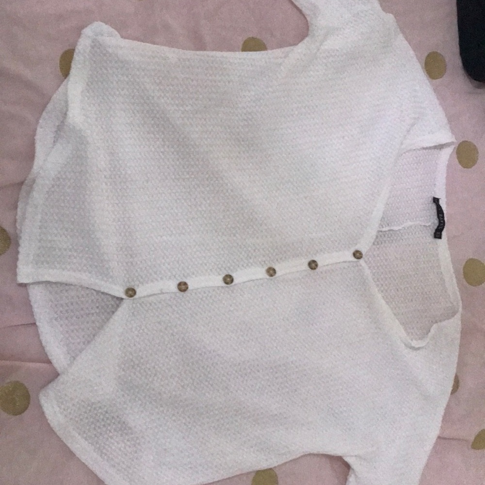 WHITE SWEATER - Picture 2 of 2